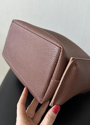 Рижа сумка коричнева 6