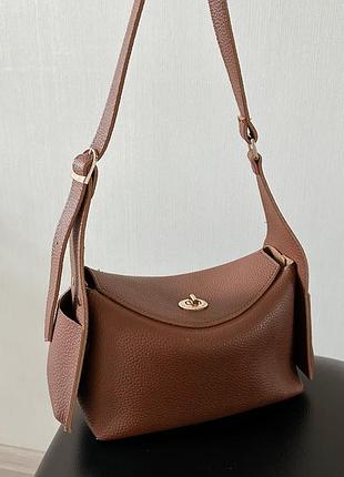 Рижа сумка коричнева 3