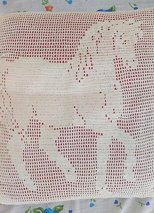 Декоративная подушка с лошадкой