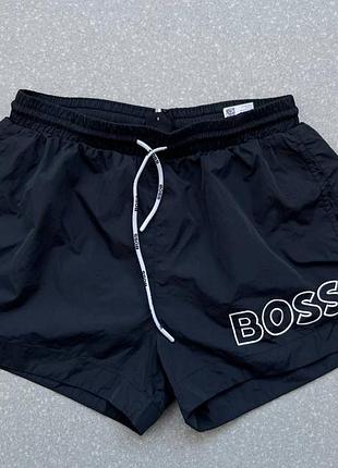 Шорты hugo boss nylon (нейлоновые шорты хуго босс)