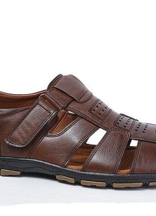 Сандалії чоловічі літні коричневі