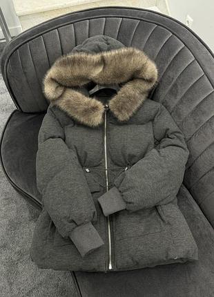 Куртка тепла в стилі loro piana