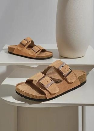 Шльопанці ортопедичні біркінсток арізона  руді birkenstock arizona chestnut