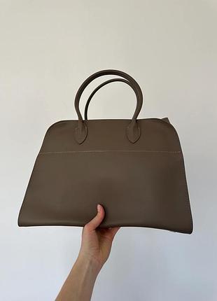 Сумка шкіра топова якість 39 bag капучіно колір