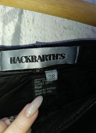 Кожаная юбка мини 3