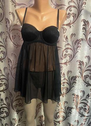 Женское ночное белье черная h&m!