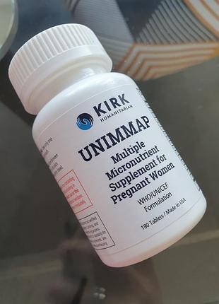 Витамины и минералы для беременных kirk unimmap multiple micronutrient supplement for pregnant women 180 таб