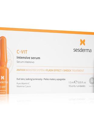 Интенсивная, мгновенно действующая сыворотка sesderma c-vit intensive serum