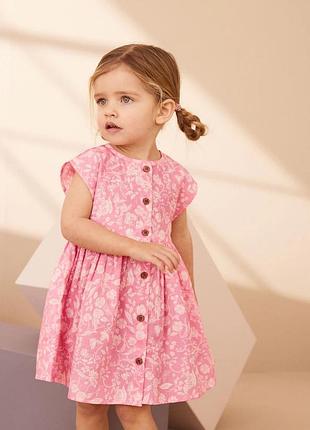 Летнее платье next для девочки 3-4 лет, 104 см