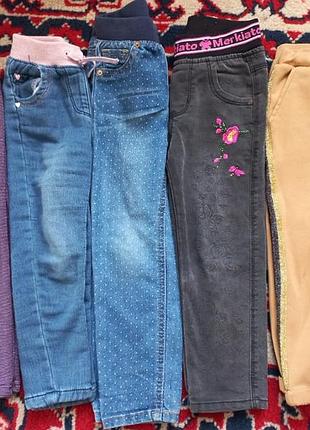 Брюки на девочку 3-4р лот
