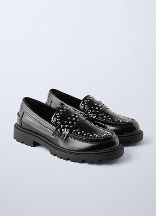 Лоферы zara туфли