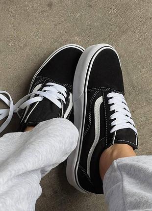 Брендовые кроссовки vans old skool platform premium