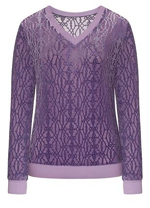 Джемпер з оксамиту-деворе 48 розмір (524435)