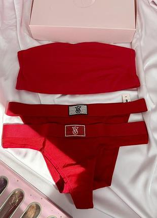 В наличии комплект топ и трусики victoria’s secret оригинал