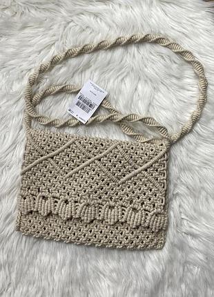 Стильна в’язана сумка