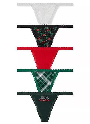 Бавовняний набір трусиків victoria’s secret