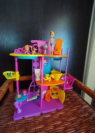 Polly pocket полли рокет дом кукольный домик мини барби barbie