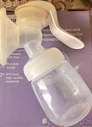 Ручний молоковідсмоктувач philips avent