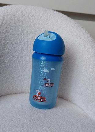 Термочашка philips avent, непроливайка, поильник, бутылка для воды. компоту, бутылочка детская с трубочкой
