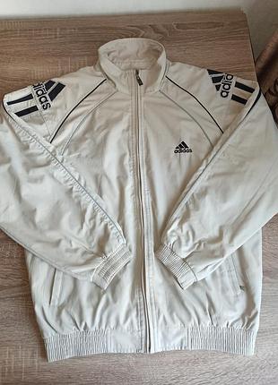 Весенняя кофта-ветровка двухсторонняя adidas