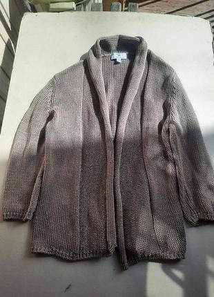Вязанный жакет цвета капучино евр 40-42 германия