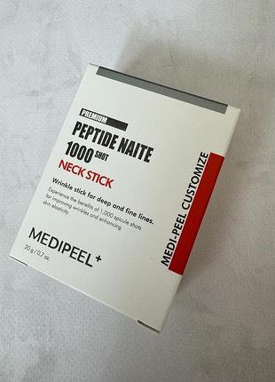 Укрепляющий пептидный сток для шеи и декольте medi-peel premium naite thread neck stick
