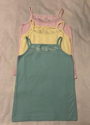 Маечки- комбидресы «новые, б/у»4-10 лет