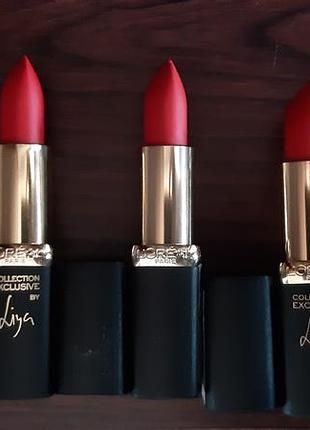 Новые матовые помады loreal.
