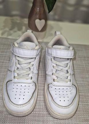 Кеды белые nike (найк) размер 32