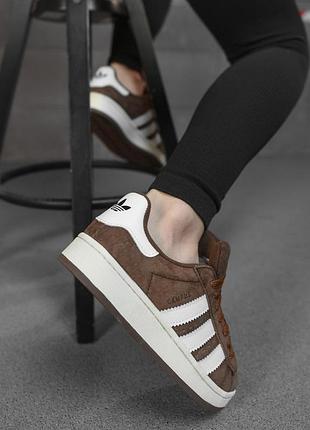 Кроссовки adidas campus натуральная замша