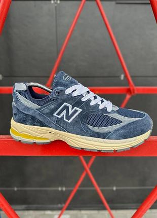 Кросівки new balance 2002r замш синій 40-45 кроссовки мужские
