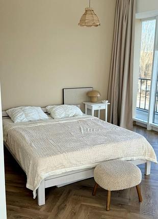 🏠🏠 двухстороннее плед-покрывало на эко-шерстье – уют в каждой детали 200×230