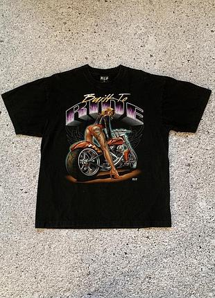 Built to ride sexy girl wild футболка мерч вінтаж сінгл