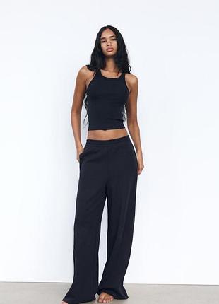 Штани брюки широкі  палаццо s m l zara