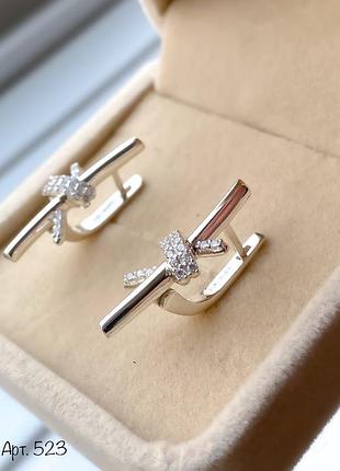 Серебряные серьги