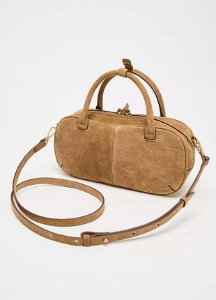 Сумка из замши zara