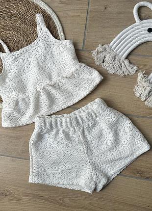 Мережевний літній костюм h&m 104