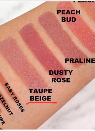 Роскошная атласная помада Anastasia Beverly Hills satin lipstick taupe beige