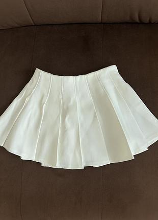 Юбка шорти кремова 2