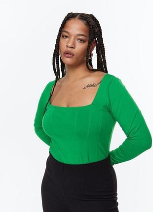 Боди с длинным рукавом h&m