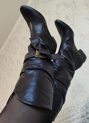 Чоботи, сапоги, козаки італія шкіряні osvaldo pericoli