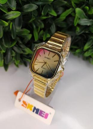 Женские часы skmei 2190gd gold