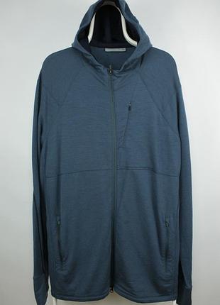 Спортивное шерстяное худи кофта ice breaker quantum pentru full zip TORINO sweatshirt men's