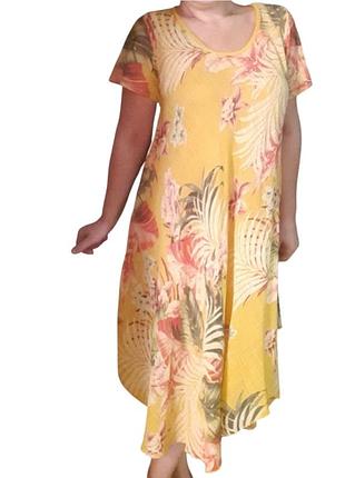 Красивое невесомое легкое итальянское натуральное платье