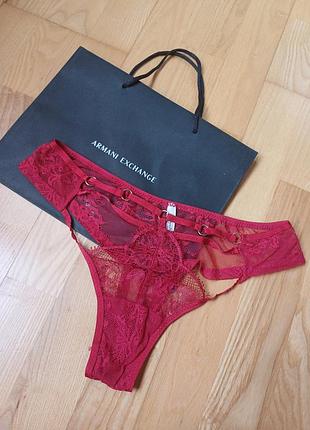Красные трусики бразилиано intimissimi стринги