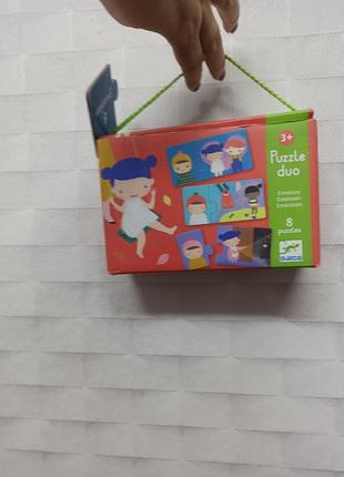 Пазлы картонные djeco Найди эмоции