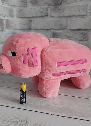Плюшева іграшка minecraft pink pig