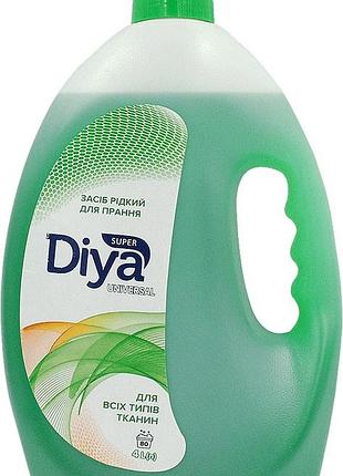 Super diya средство для стирки жидкое universal, 4л