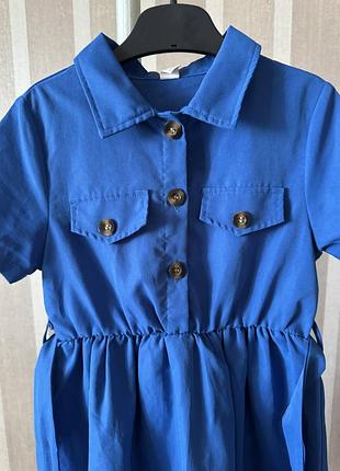Платье рубашка с поясом shein 9 лет 4