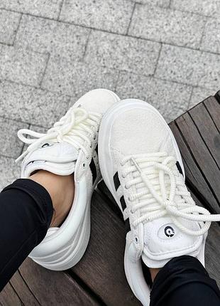 Кросівки adidas campus x bad bunny white black